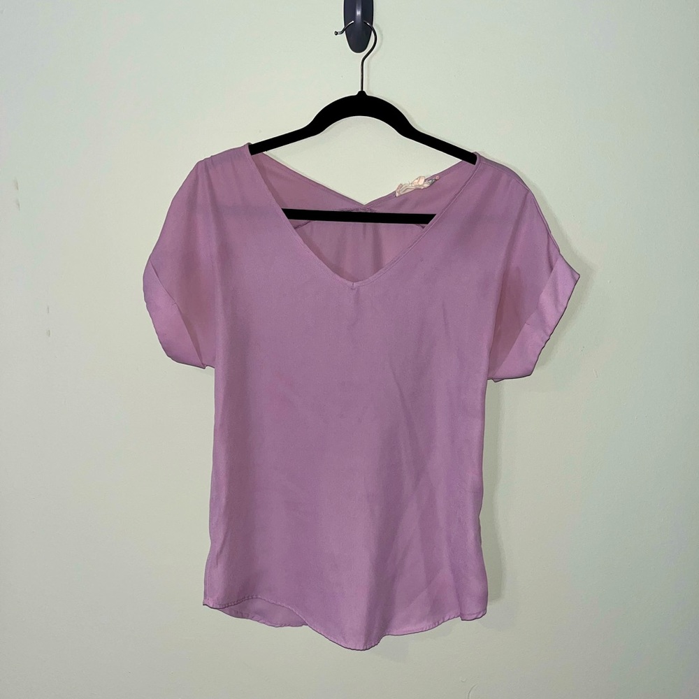 Womens Short Sleeve Blouse